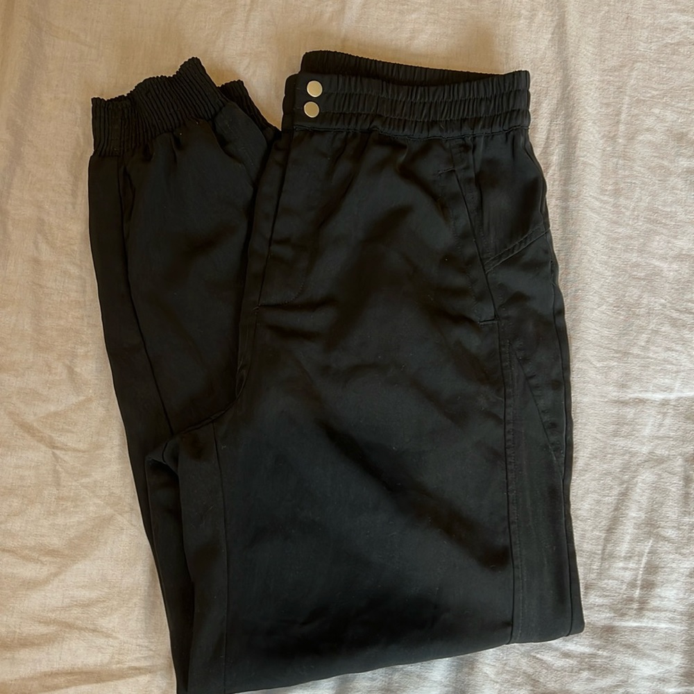 Black jogger pants